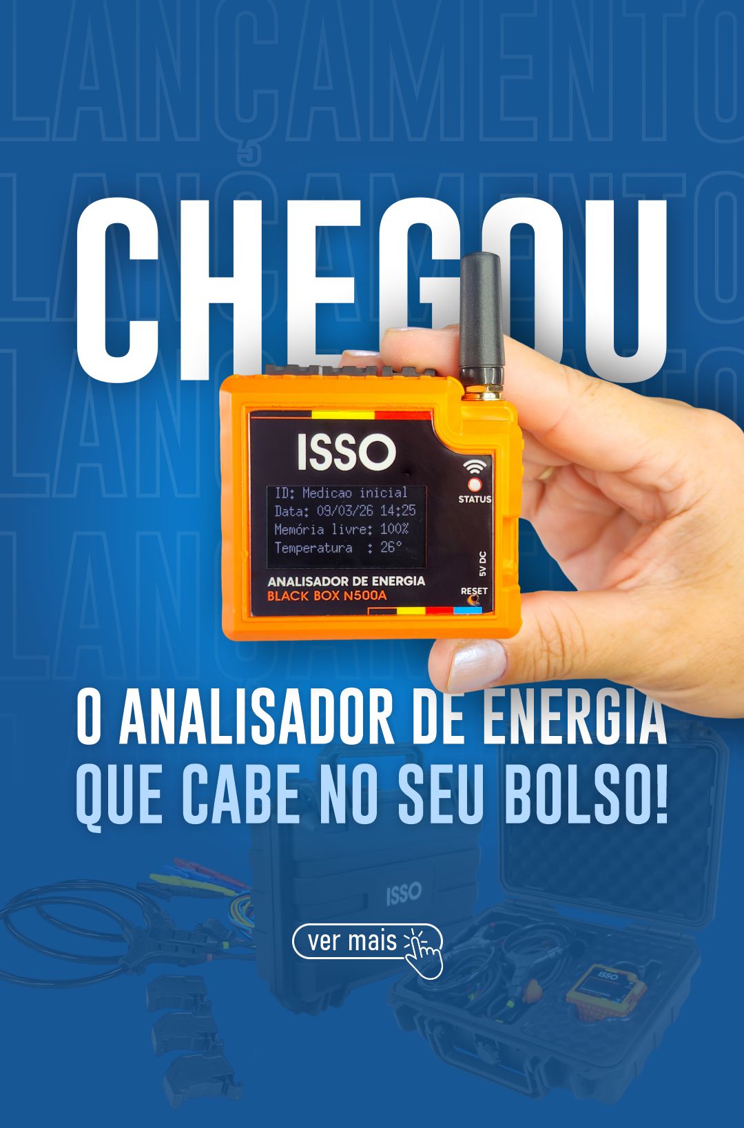 Analisador de energia ISSO Black Box NANO